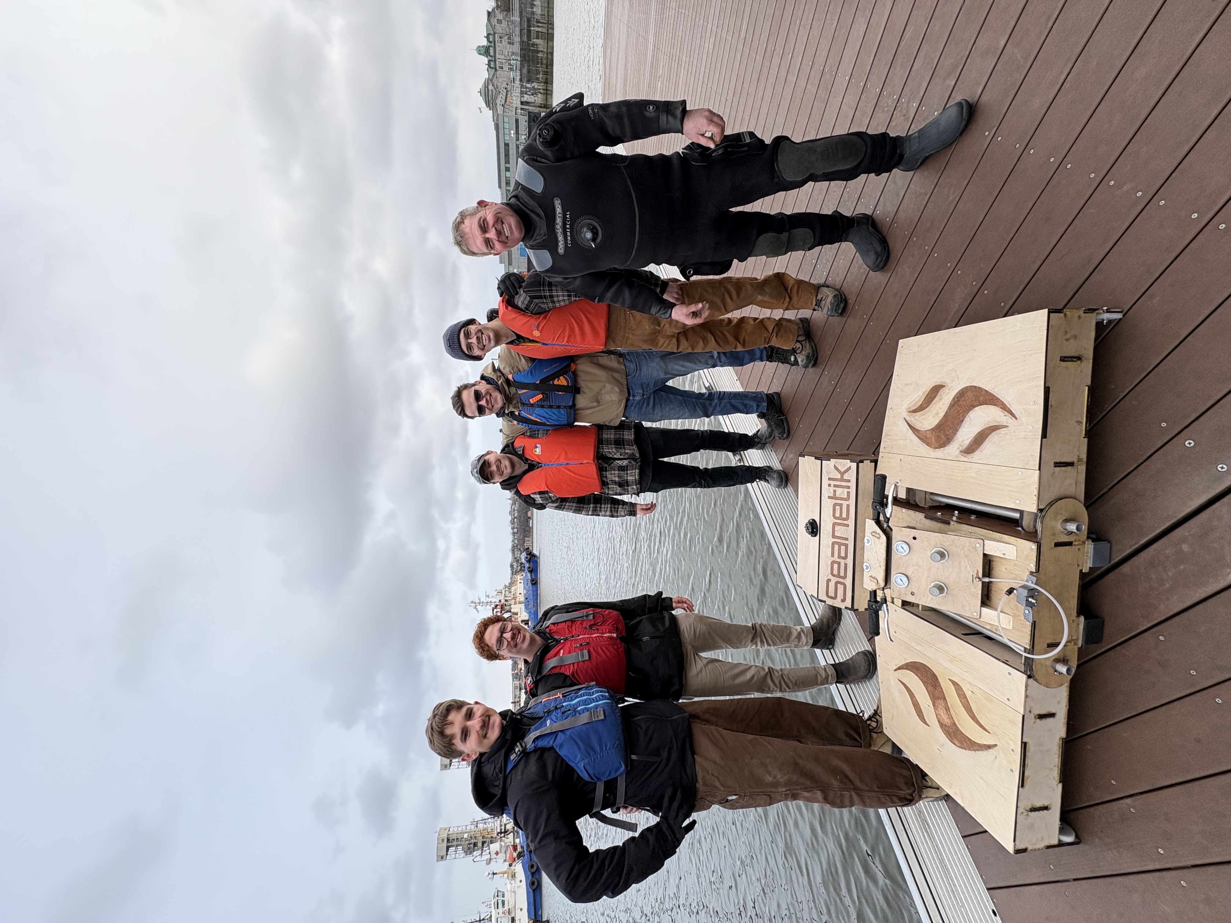 Équipe Seanetik — quai Port de Québec